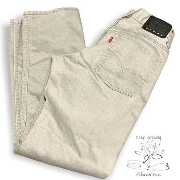Levi’s 511 Slim Light Gray 16 Reg Jeans - Picture 5 of 9